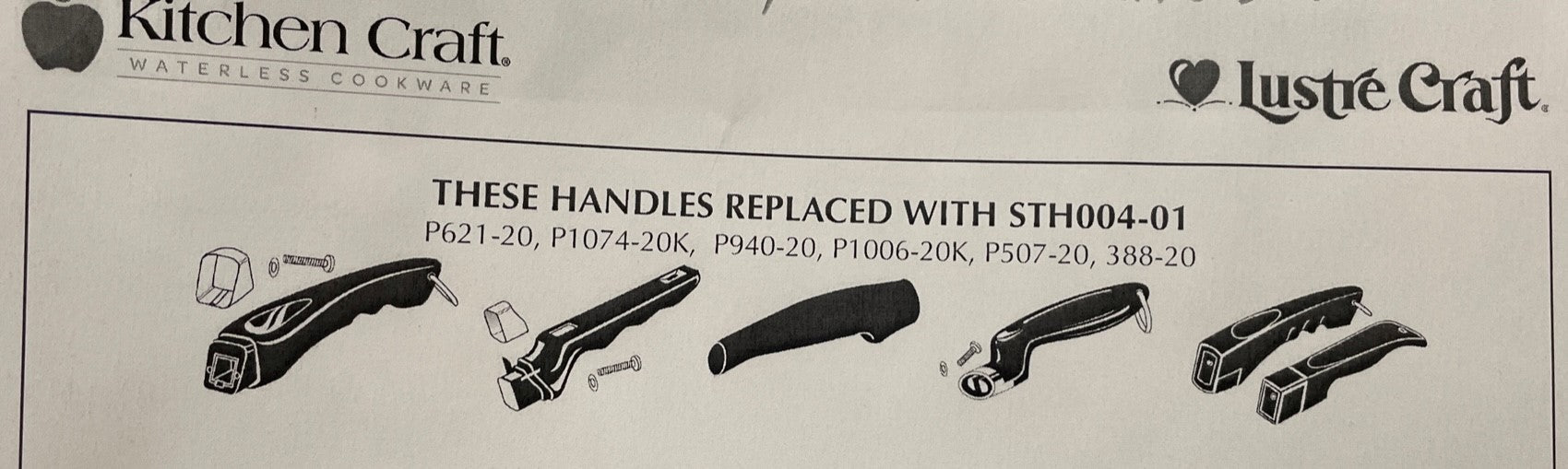 STH004-01-Kit  -- Long Stick Handle Kit - WaterlessCookware