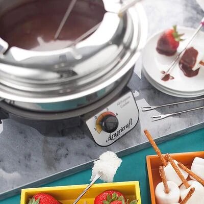 Chocolate Fondue with Orange Essence