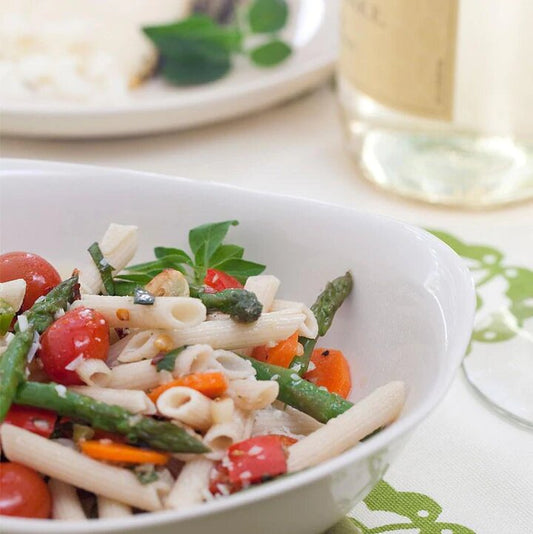 Mezze Penne Pasta Primavera