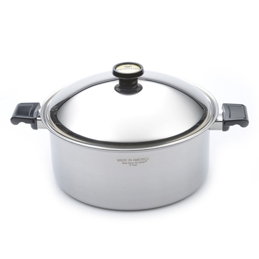 12 Quart Stock Pot (VC Style) | WaterlessCookware