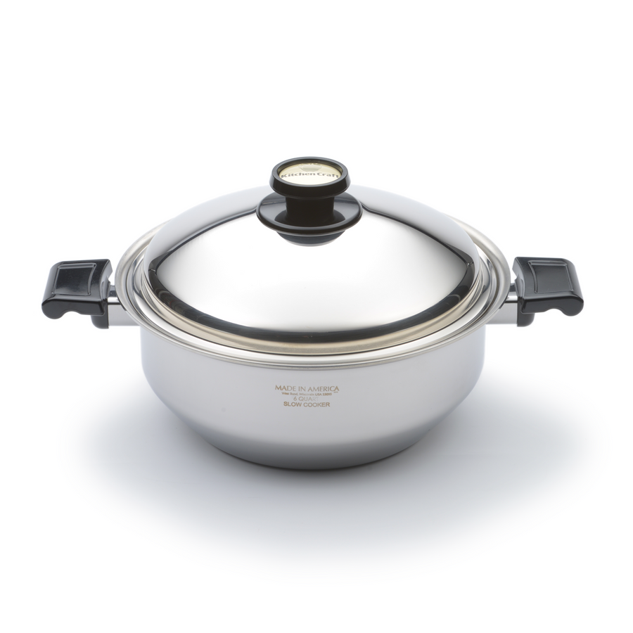 Factory Second - Kitchen Craft 6 Quart Gourmet Stock Pot with cover –  WaterlessCookware
