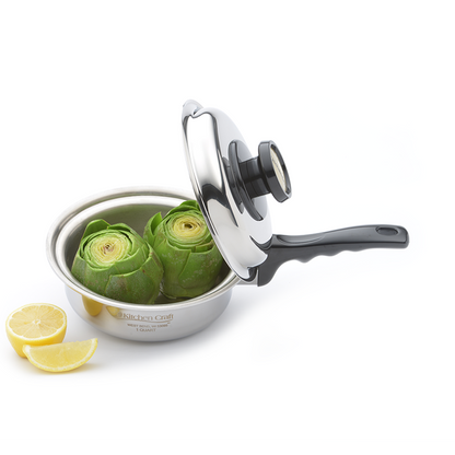 Scratch and Sample 1 Quart Saucepan - WaterlessCookware